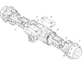 91513036EX Dana Rebuilt Front Axle | JLG
